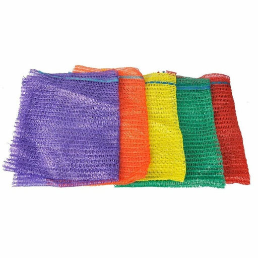 10шт. Сетка-мешок для овощей 45х75см, до 30кг, с завязками