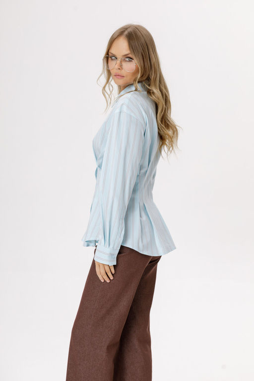 Рубашка Pirs 6556 голубой