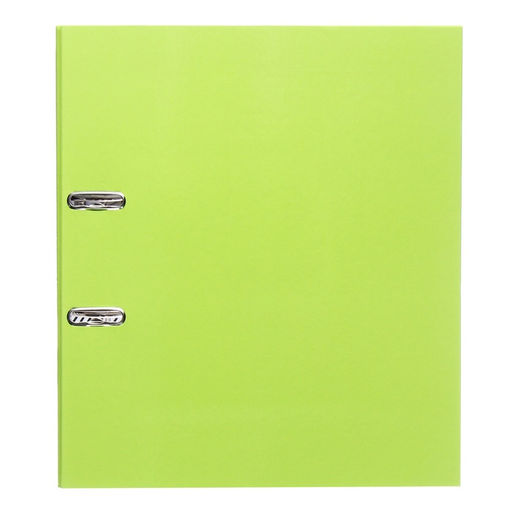 Пaпкa-регистратор А4 75мм Calligrata ламинированная, светло-зеленый  фото 4