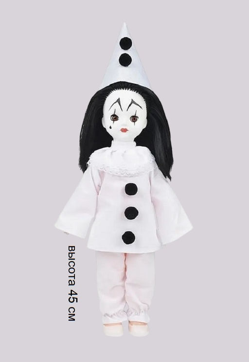 Мир Кукол. Кукла арт.ЛЕН45-51 "Пьеро" в пакете, 45 см