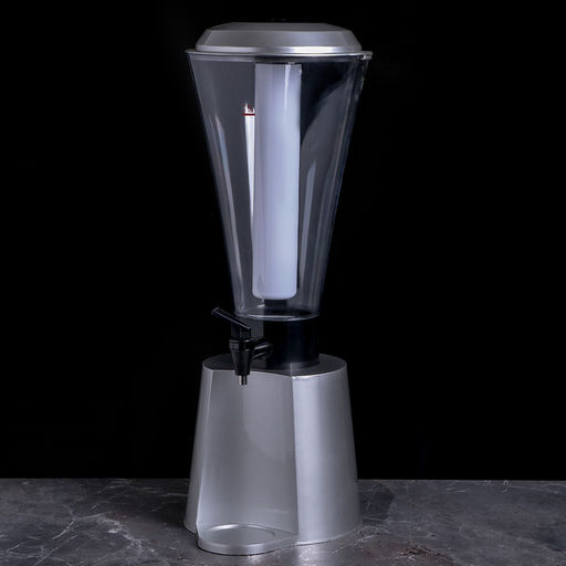 Башня пивная Металлик, 3 л, колба с подсветкой, 2 батарейки CR=2032, серебристая - Simaland фото 13