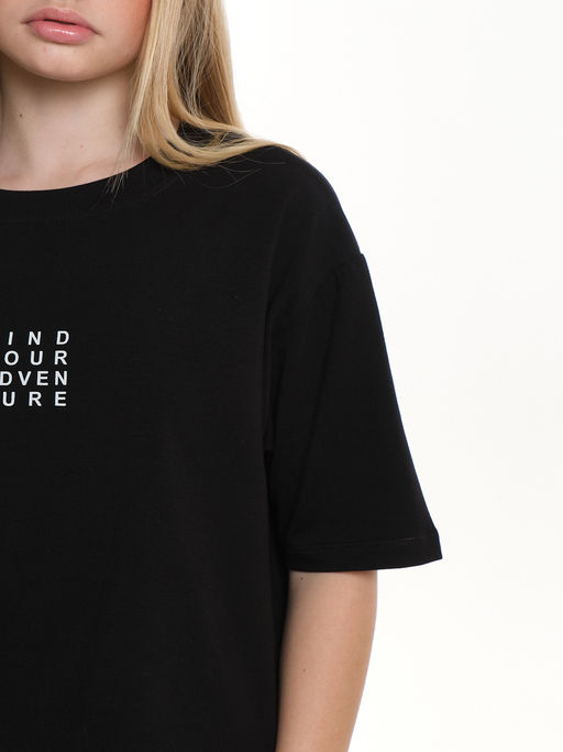 Футболка с принтом 22-9019 белый - Mini maxi фото 15