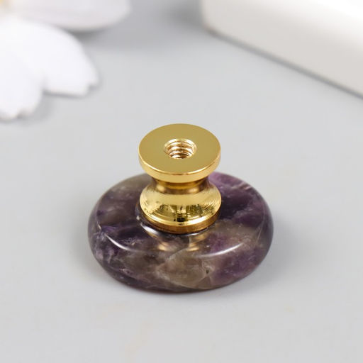 Ручка для шкатулки Аметист 2,6х1,7 см - Simaland фото 3