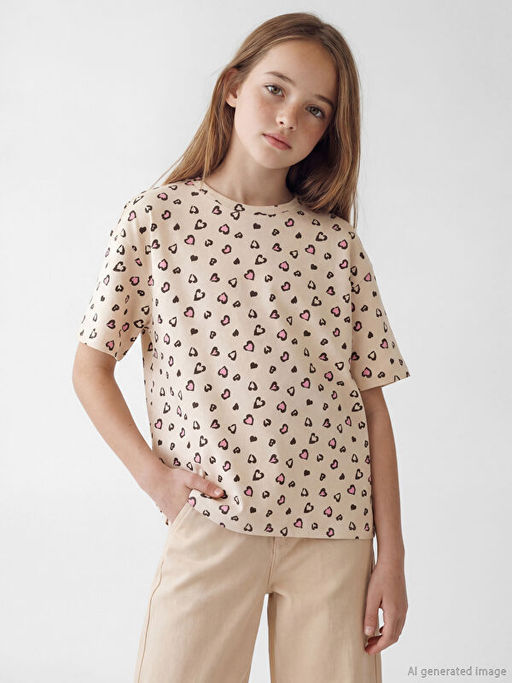 Hello Kitty Bask?l? K?z ?ocuk 2li Ti??rt