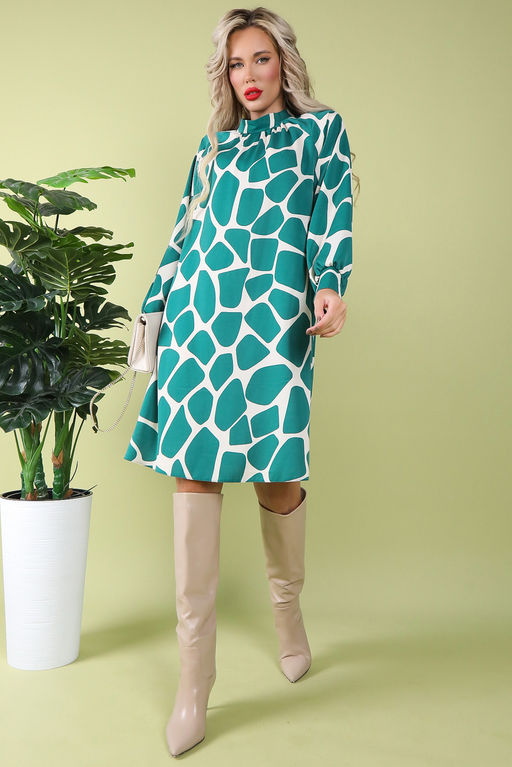 Платье В моем вкусе (изумруд) - Эльза фото 4