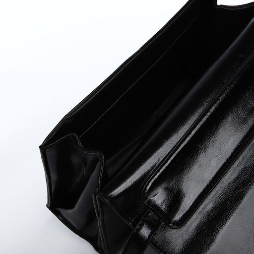 Сумка-мессенджер на клапане, цвет чёрный - Simaland фото 5