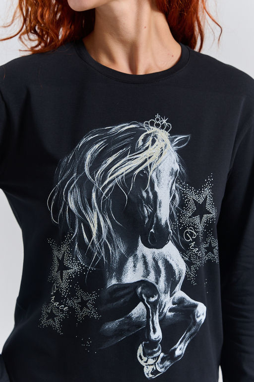 8575 футболка с дл.рукавом унисекс