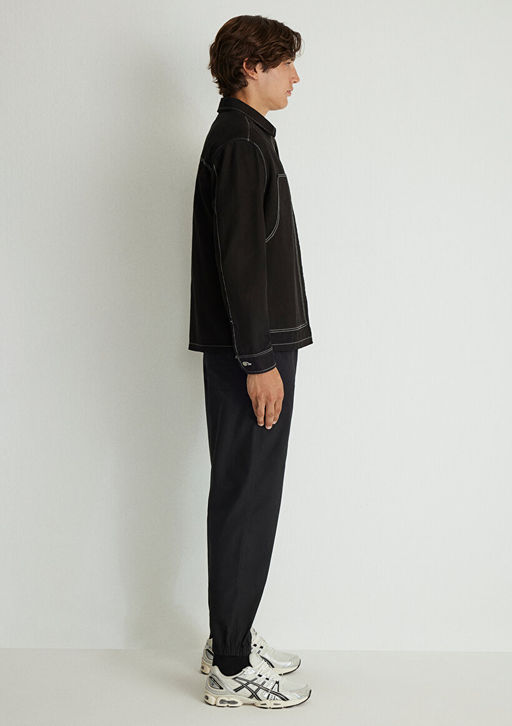 Fermuarl? Siyah Gomlek - Mavi фото 3