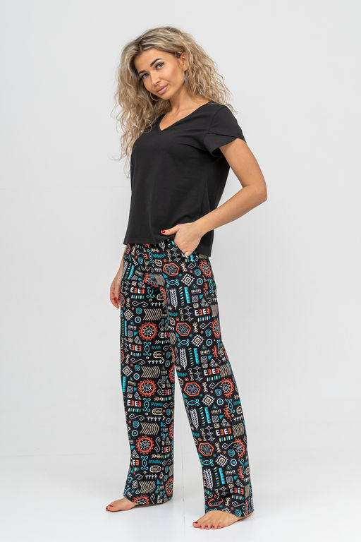 Костюм женский Натали 36691 футболка и брюки хлопок  фото 11