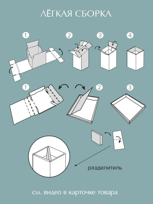 VAL BT-G-OC-3M Органайзер для канцелярии, 19*15*3, 9*9*12, 9*9*6см, набор 3 шт., BOTANIC GREY, шт - Valiant фото 4