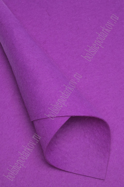 Фетр жесткий 2 мм (10 листов) SF-1944, сиреневый №113