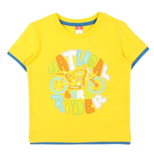 CRB wear/CAK 62577 Футболка для мальчика, желтый/Ex.Cherubino