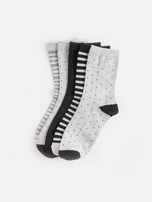 Desenli Erkek ?ocuk Soket ?orap 5li - Waikiki фото 2