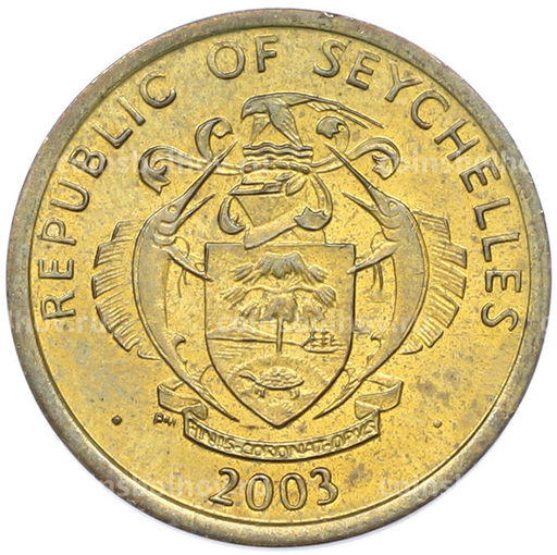 Монета 10 центов 2003 года Сейшелы