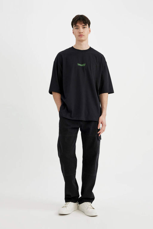 Свободная футболка с круглым вырезом и короткими рукавами Dragon Ball - Defacto фото 2