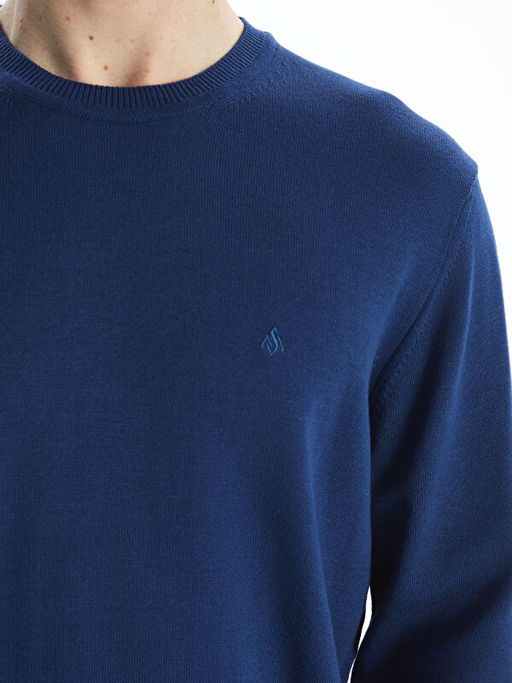 Bisiklet Yaka Erkek Triko Kazak