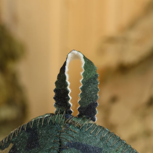 Шапка для бани и сауны Камуфляж, полиэфир, шерсть