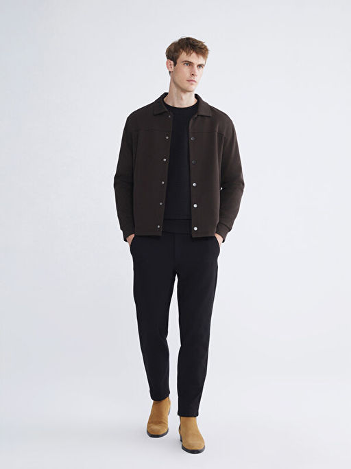 Rahat Kal?p Uzun Kollu Erkek G?mlek Ceket