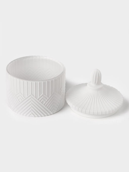 Сахарница Доляна Chess. King, 400 мл, 10.5×13.7 см, стекло, белая