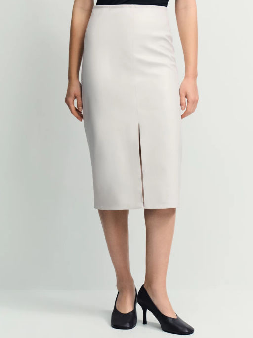 Юбка миди из искусственной кожи / Zarina  фото 3