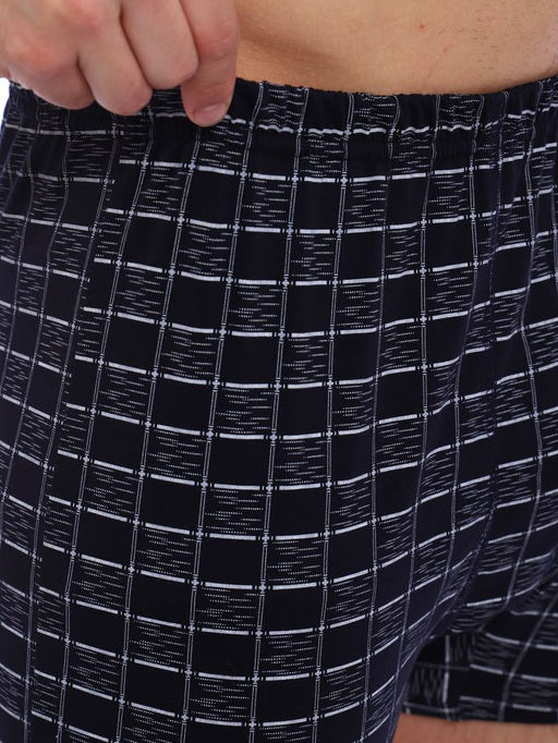 Трусы-боксеры, модель 212, трикотаж (46 размер, Клетка)