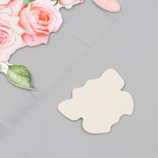 Наклейка интерьерная Розовые розы, пластик, 40?31 см