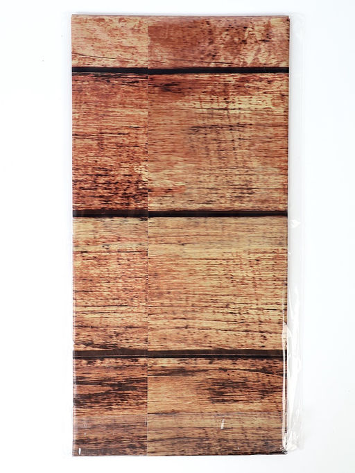 Скатерть одноразовая для пикника 137×274 см, под дерево