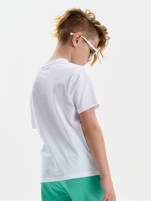 PELICAN, футболка для мальчиков, Белый фото 3