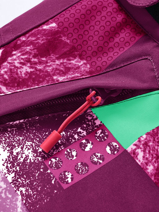 Горнолыжный костюм для девочки малинового цвета 9328M - Valianly фото 15