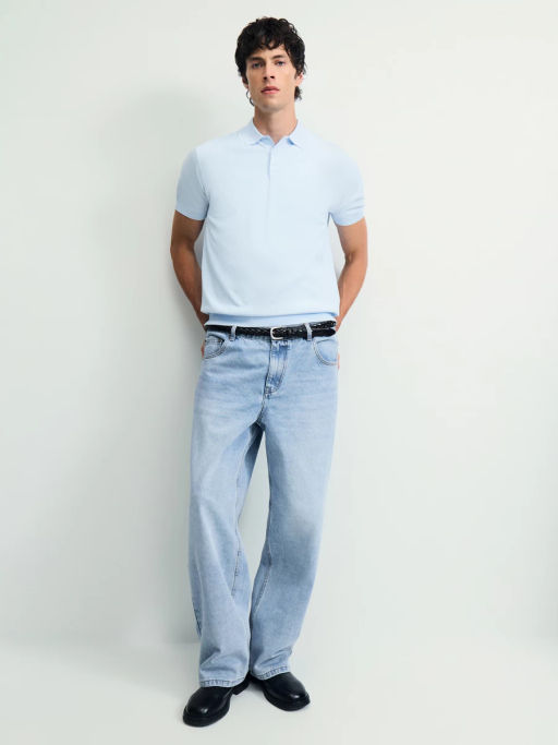 Джемпер поло regular fit / Zarina  фото 2