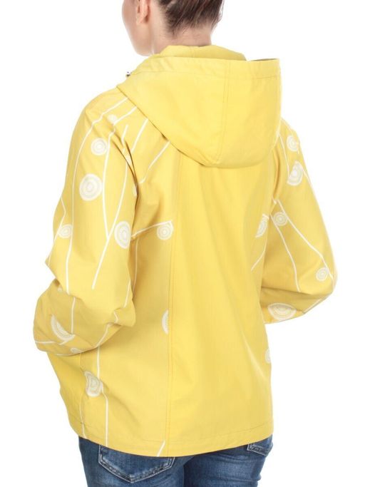 F2088 YELLOW Ветровка женская MARIA (65%хлопок 35% полиэстер) - Фабричный китай фото 4