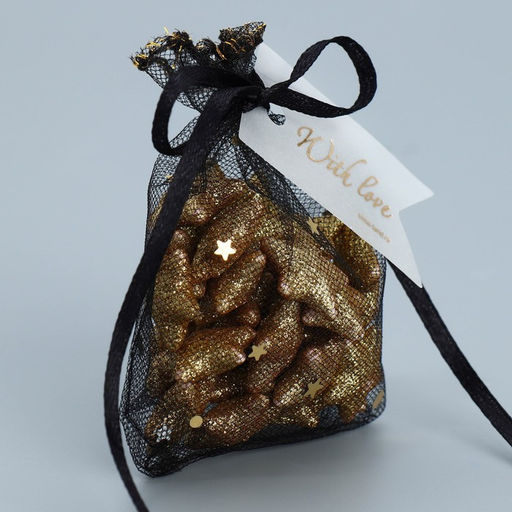 Цена за 5 шт. Мешок из фатина Ночь, 7 9 см +/- 1.5 см - Дарите счастье фото 3