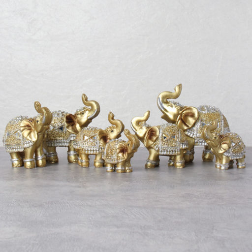 Статуэтки Слоны 7 штук набор / 7030А /уп 36/ - ГалеонТрейд фото 3