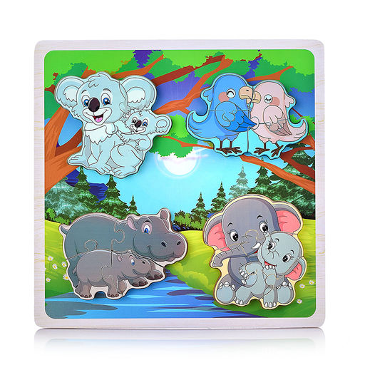 Пазл-вкладыш Дикая природа - Щепочка фото 4