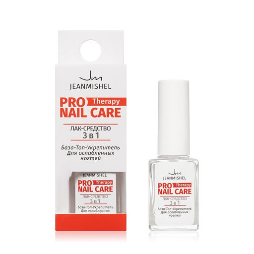 JEANMISHEL Pro Therapy Nail Care 3в1 База-Топ-Укрепитель 6мл - Lilo фото 2