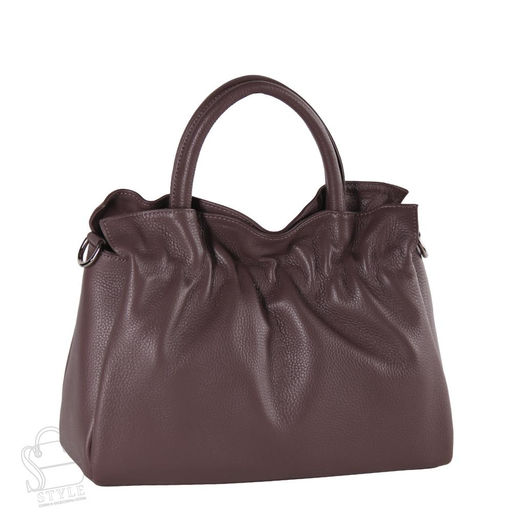 Сумка женская кожаная 8506VG mauve Vitelli Grassi  в Новосибирске