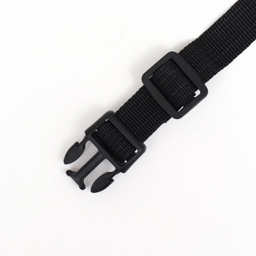 Шлейка мягкая из неопрена, размер S, ОШ 24 см, ОГ 24-34 см, чёрная - Пижон фото 6