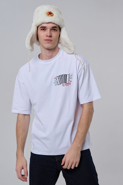 8579 футболка оверсайз мужская