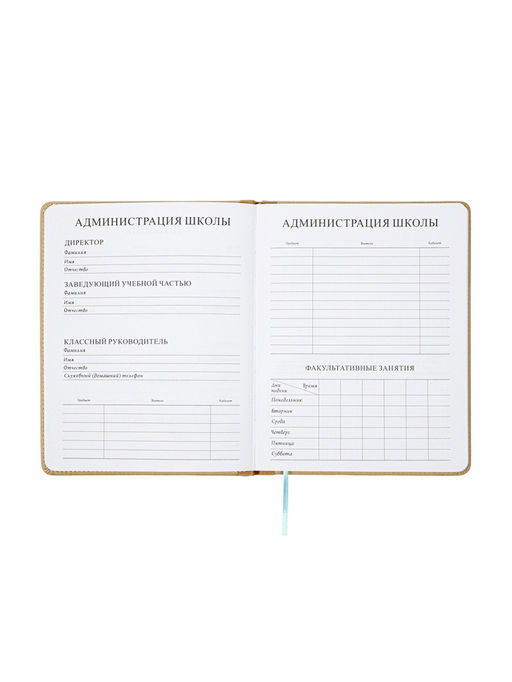 Дневник школьный 1-11 класс, лассе, обложка искуственная кожа коричневая, резинка для ручки   109690