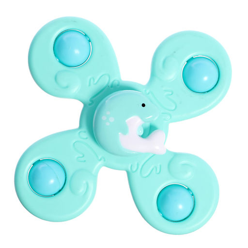 Спиннеры на присосках Крошка Я «Подводный мир», для купания в ванной, 3 шт.