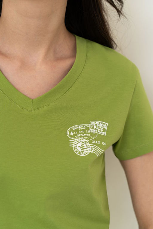 ФУТБОЛКА ЖЕНСКАЯ арт. 4114W-20066.1F-615.1189 - Almando melado фото 3