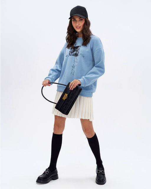 Свитшот с начёсом и шёлкографией SDP003 - Sahar art lab фото 9