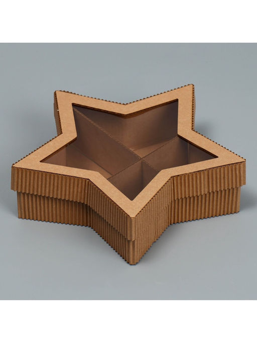 Коробка подарочная, кондитерская упаковка Звезда, 23?13?5 см