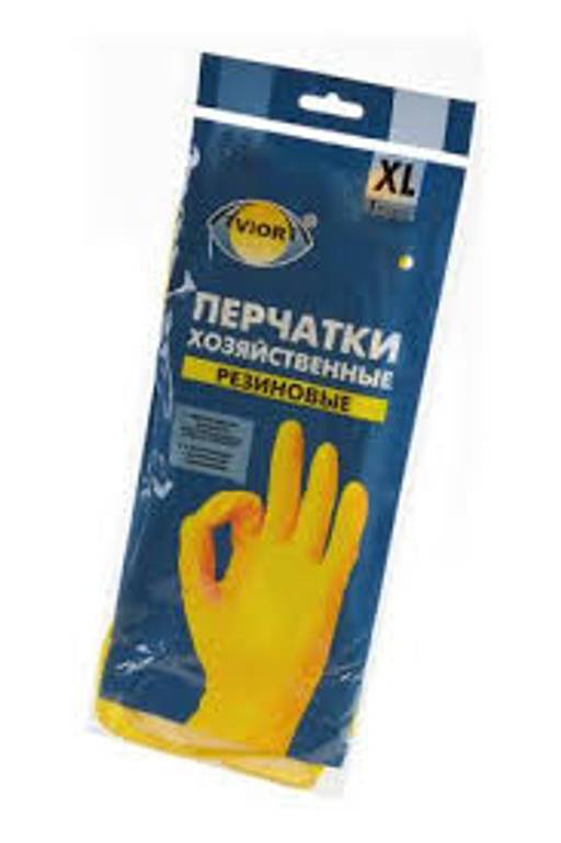 Цена за 5 шт. Резиновые перчатки (аналог Хинда) Aviora XL 1/120