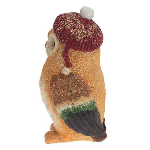 Фигурка декоративная "Сова", L10 W9 H17 см, 2в.