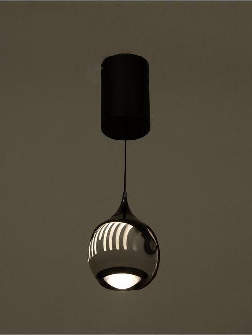 Светильник BayerLux «Кинг», 7 Вт, LED, 4000К, чёрный/белый, 9×9×18(+150) см