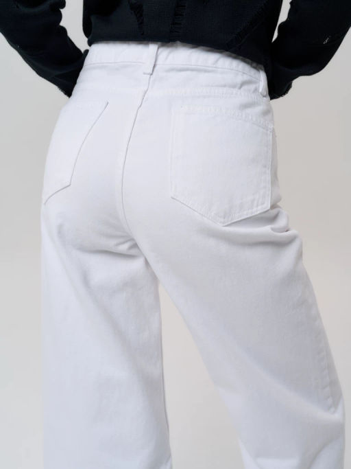 Джинсы женские ZZ-WT030320-00 off white - Eleganzza фото 6