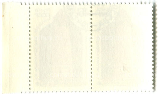 Марка Минарет в Узгене XI век  Киргизская ССР 1990 год (блок из 2 марок)