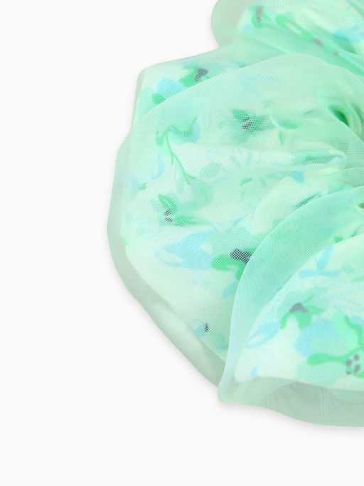 Цена за 2 шт. Резинка для волос «Цветы» зеленая, Винкс