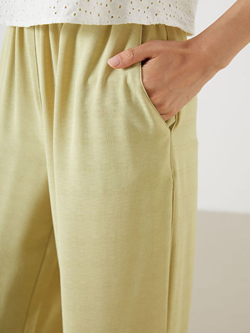 Beli Lastikli Geni? Pa?a Kad?n Pantolon